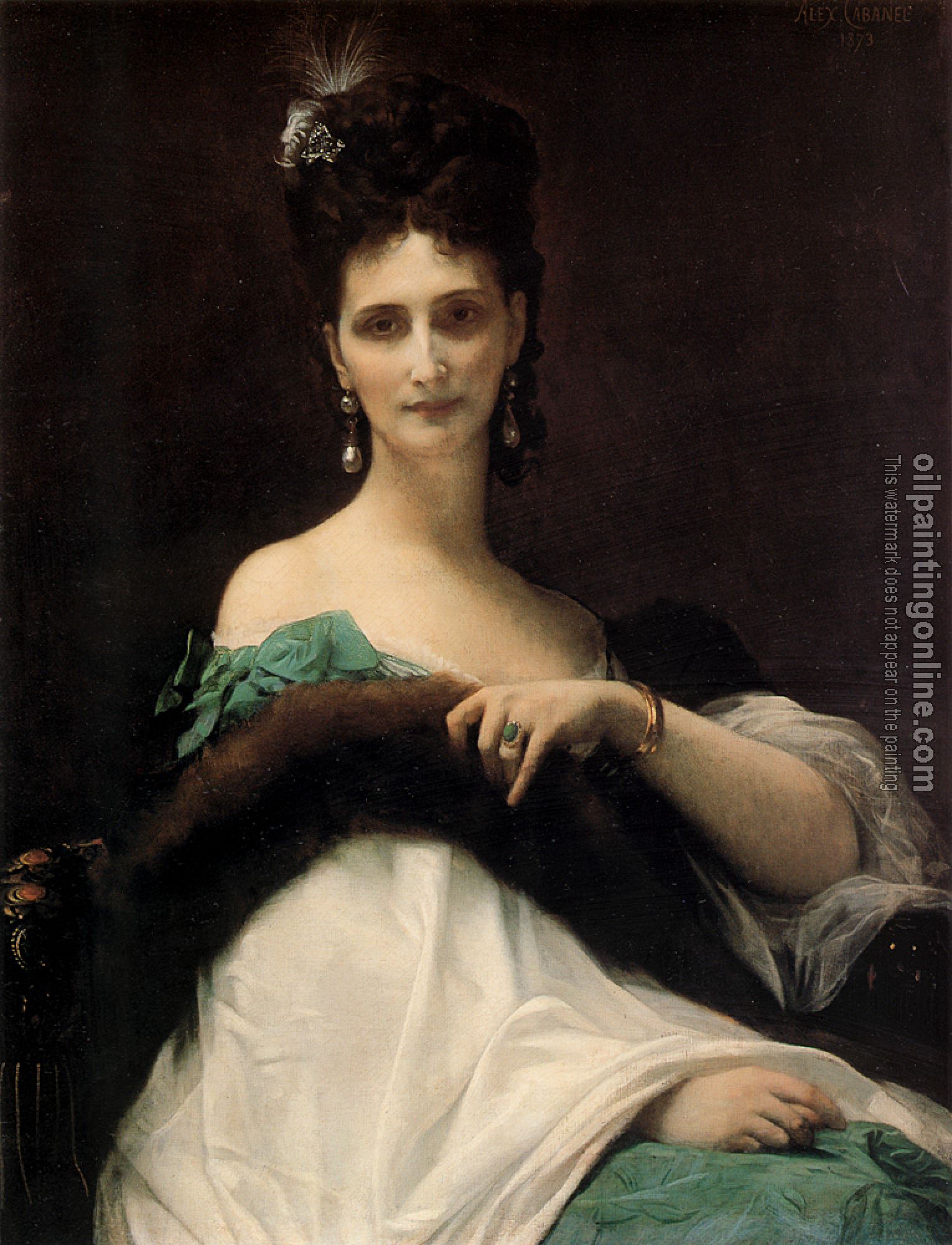 Alexandre Cabanel - La Comtesse de Keller